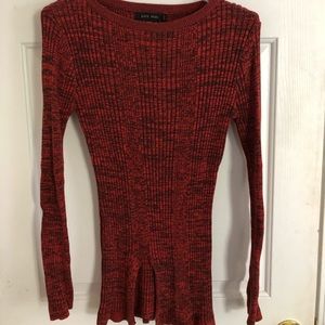 Red and Black Love Tree/Forever 21 Long Sweater